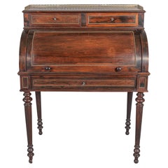 19th Century Louis Philippe Period French Cylinder Desk