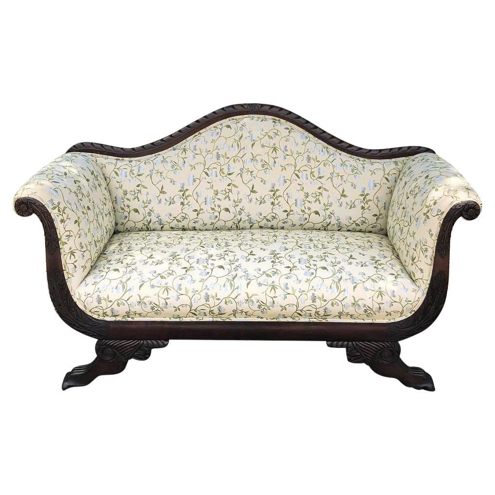 19th Century Louis Philippe Period French Mahogany Sofa ca. 1850