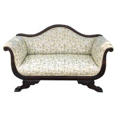 19th Century Louis Philippe Period French Mahogany Sofa, circa 1850
