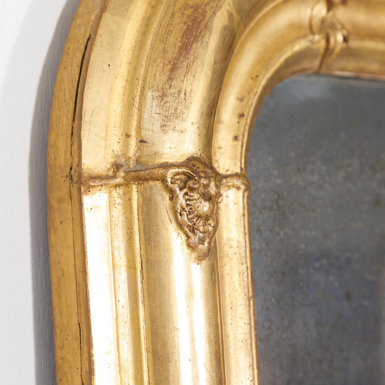 19th Century Louis Philippe Period Giltwood Mirror 3