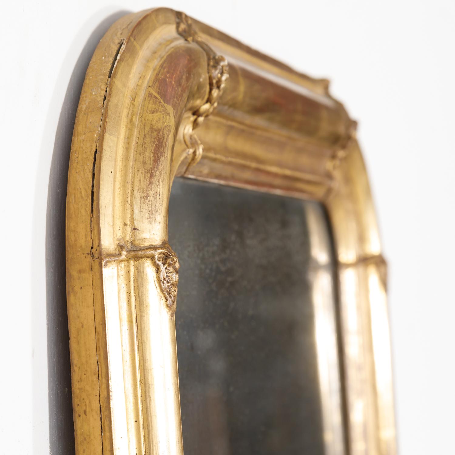 19th Century Louis Philippe Period Giltwood Mirror 4