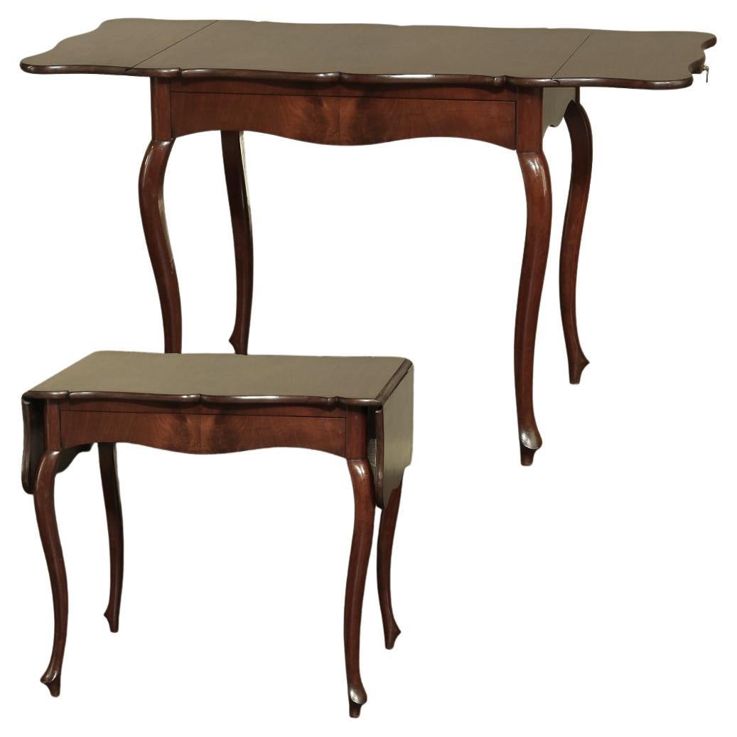 Table à abattants en acajou d'époque Louis Philippe du 19ème siècle