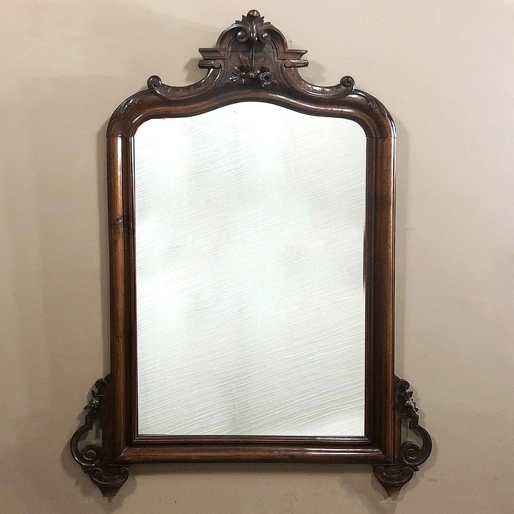 French 19th Century Louis Philippe Period Rosewood Mirror