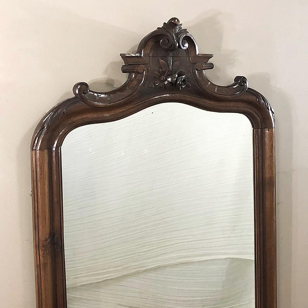 19th Century Louis Philippe Period Rosewood Mirror In Good Condition In Dallas, TX