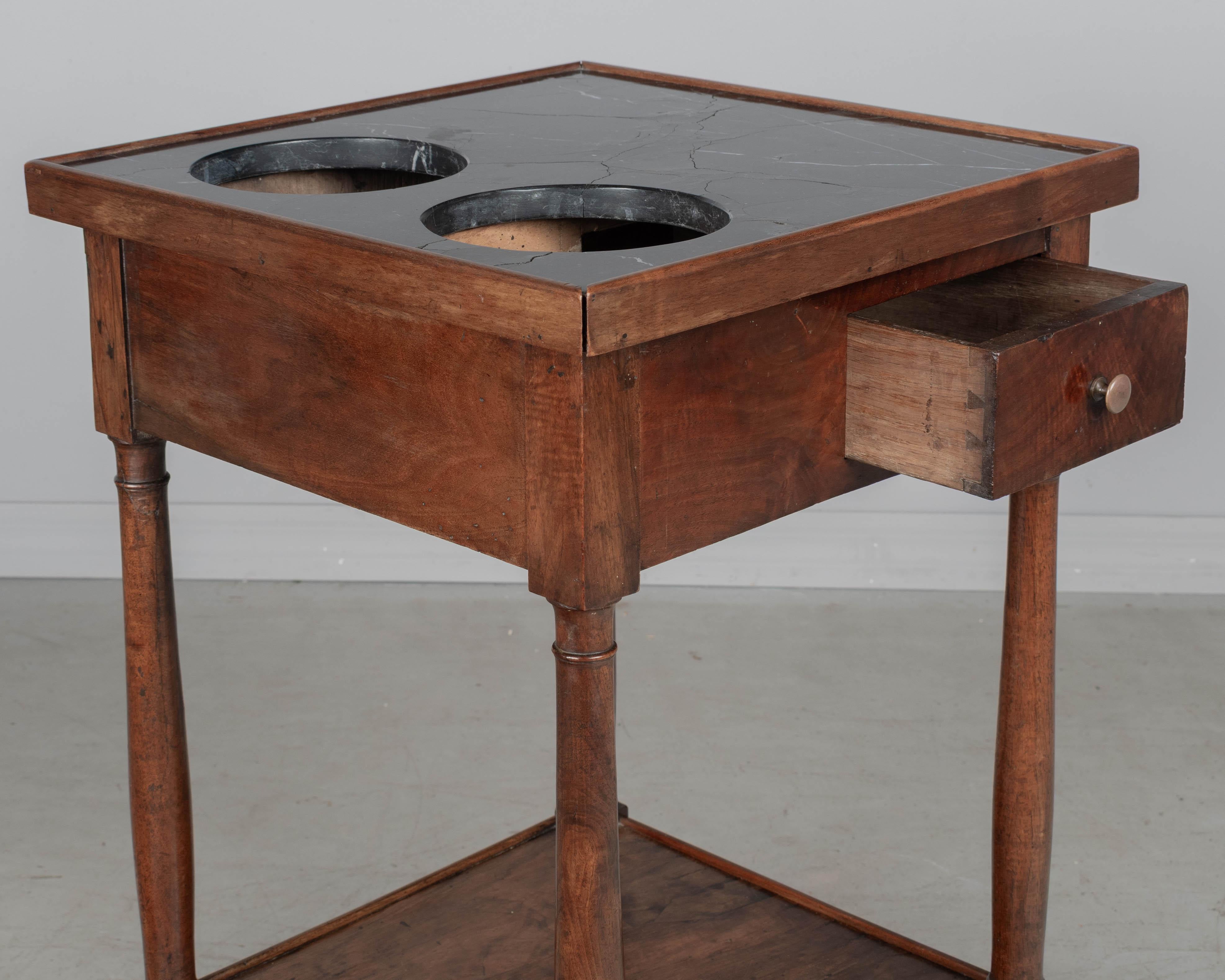 19th Century Louis Philippe Rafraichissoir Side Table For Sale 4