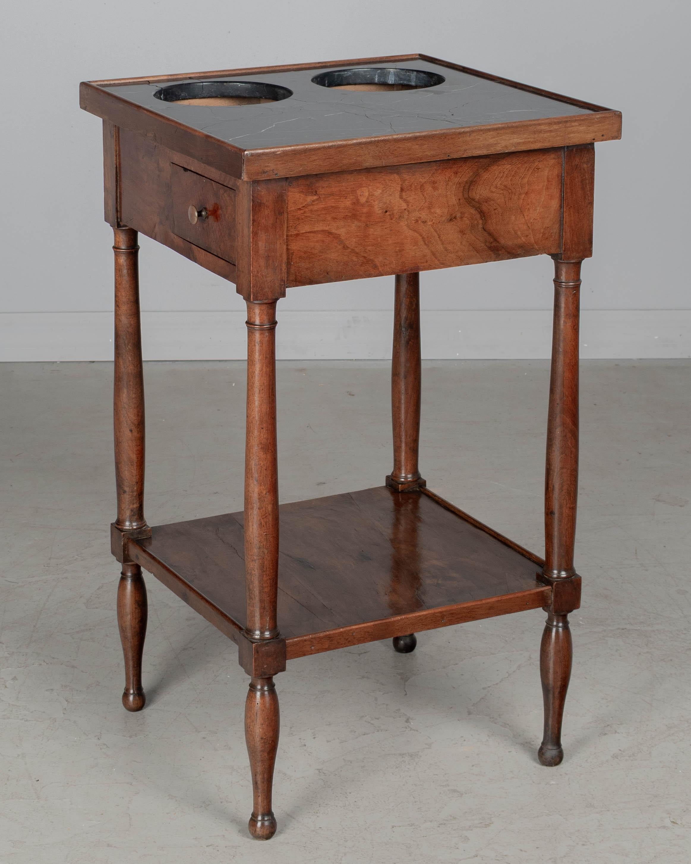 French 19th Century Louis Philippe Rafraichissoir Side Table For Sale