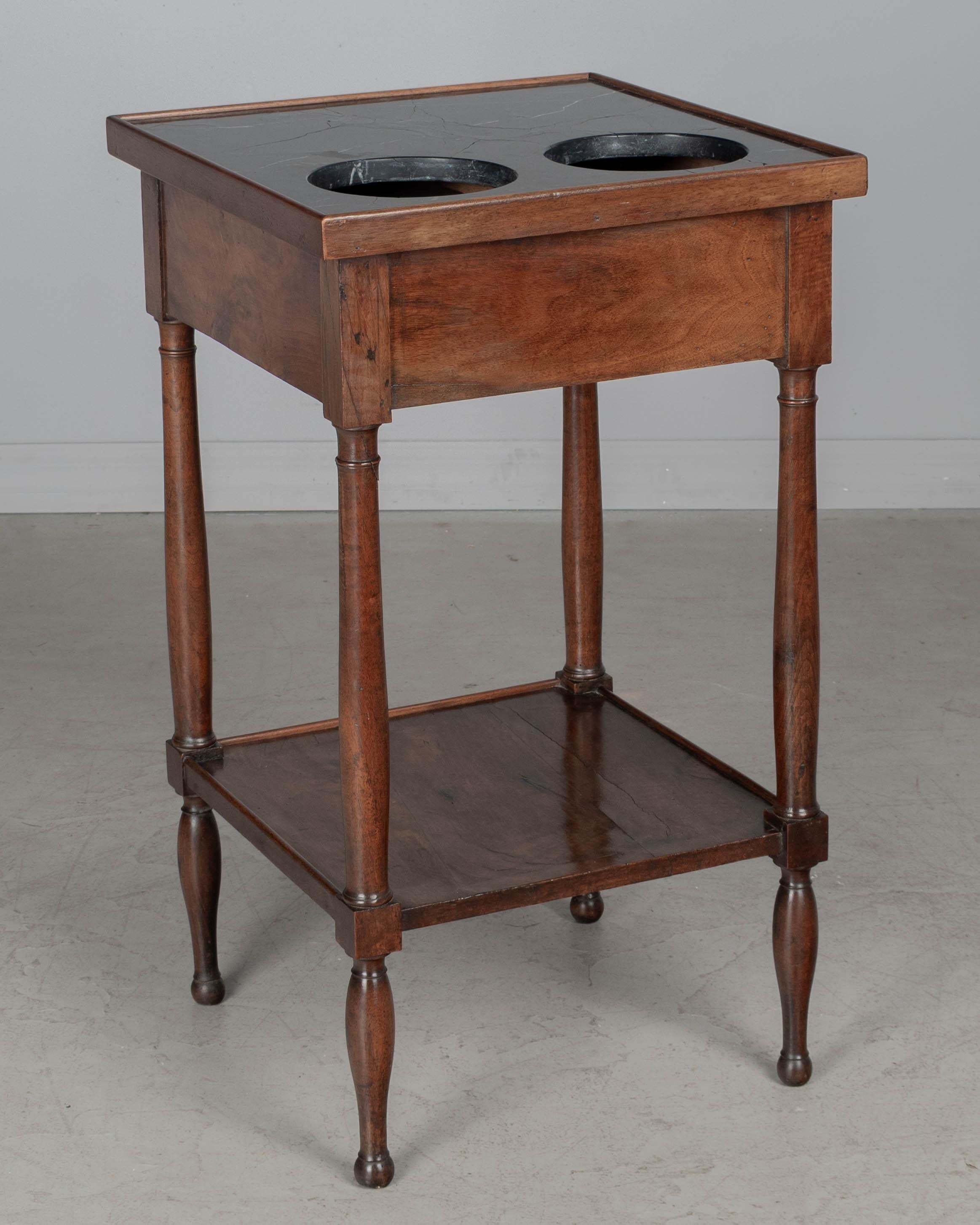 19th Century Louis Philippe Rafraichissoir Side Table In Good Condition For Sale In Winter Park, FL