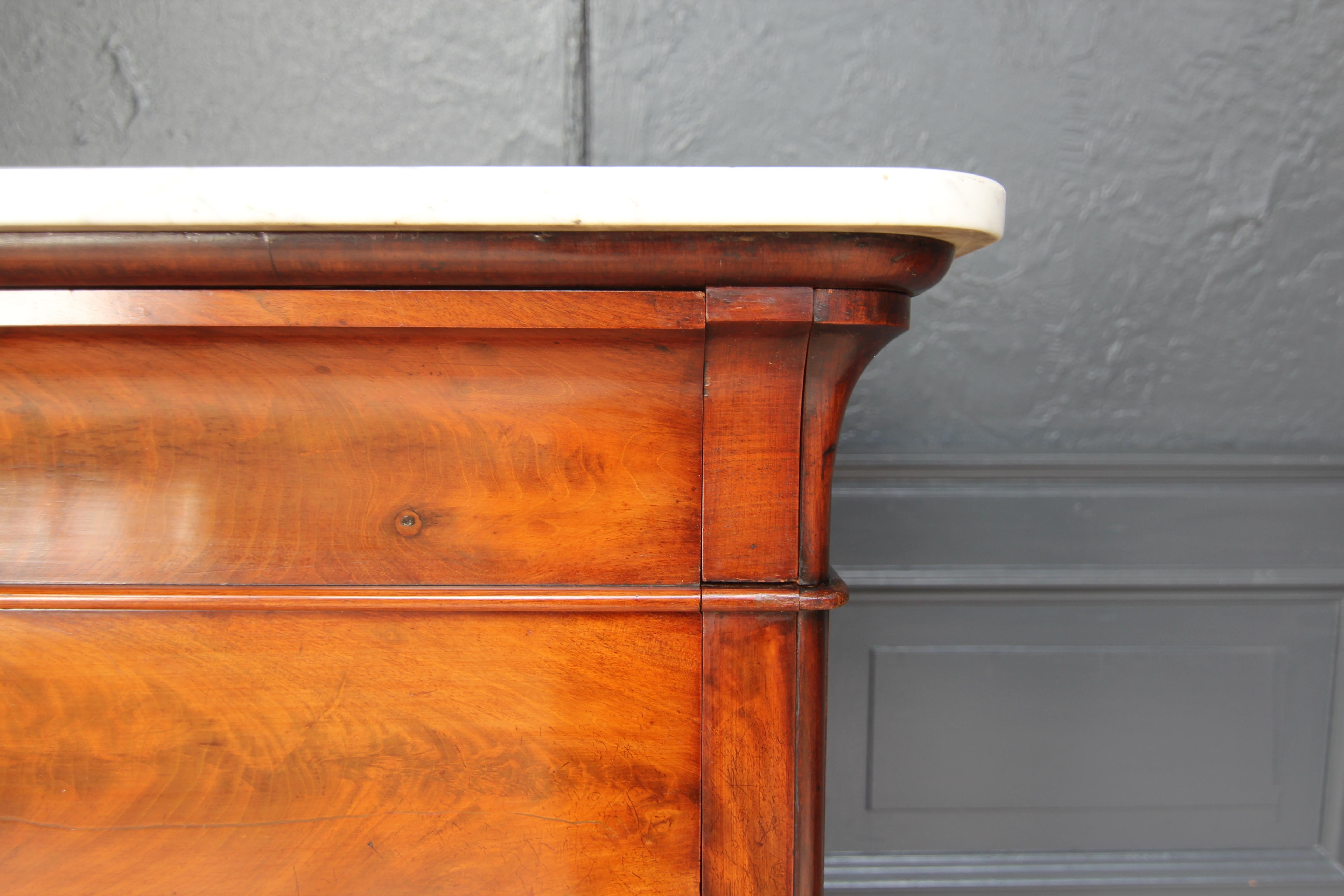 19th Century Louis Philippe Semainier High Chest of Drawers For Sale 7