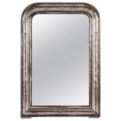 19th Century Louis Philippe Silver Mirror