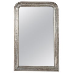 Miroir en argent de Louis Philippe du 19e siècle