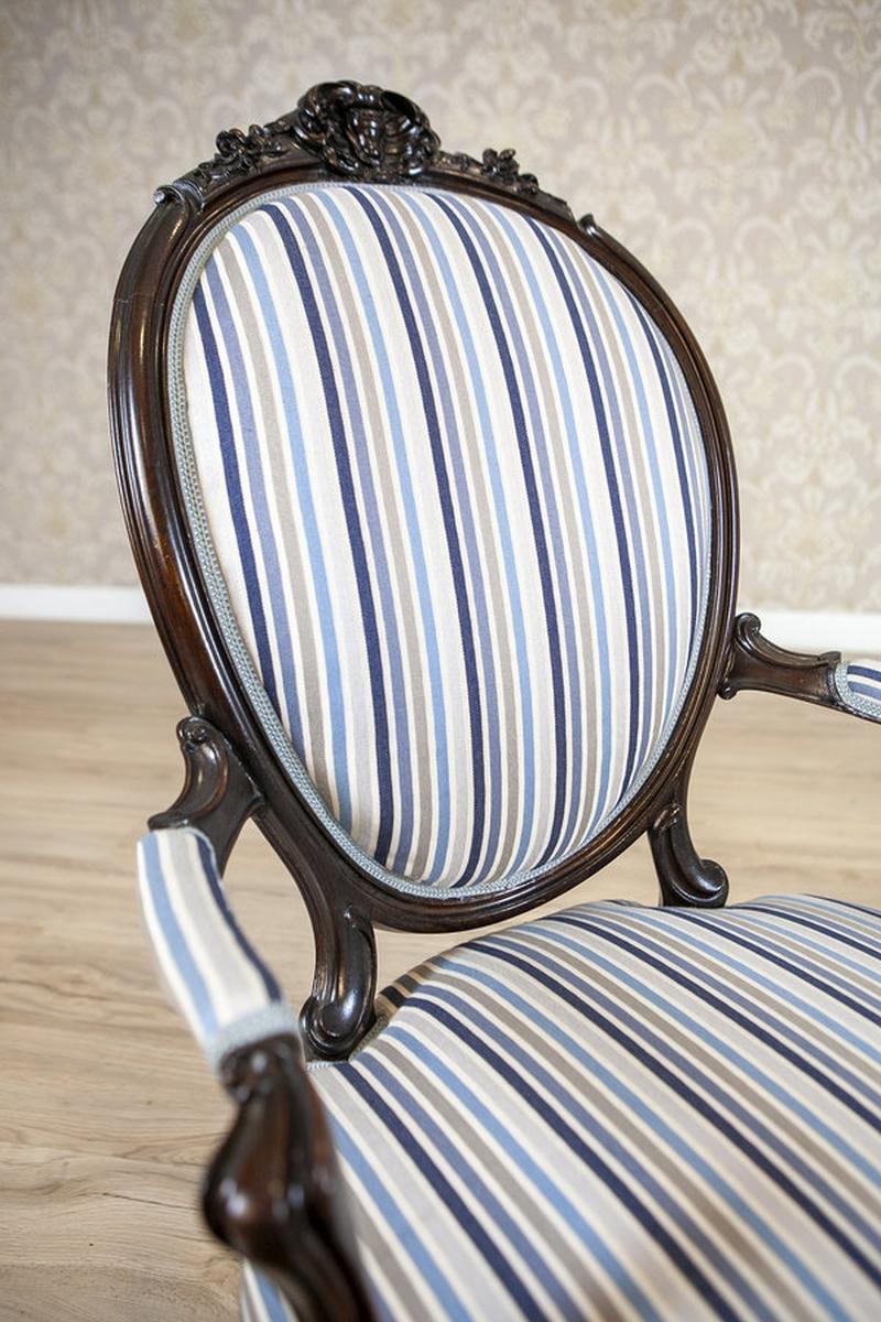 XIXe siècle Fauteuil en acajou de style Louis Philippe, début du 19e siècle en vente
