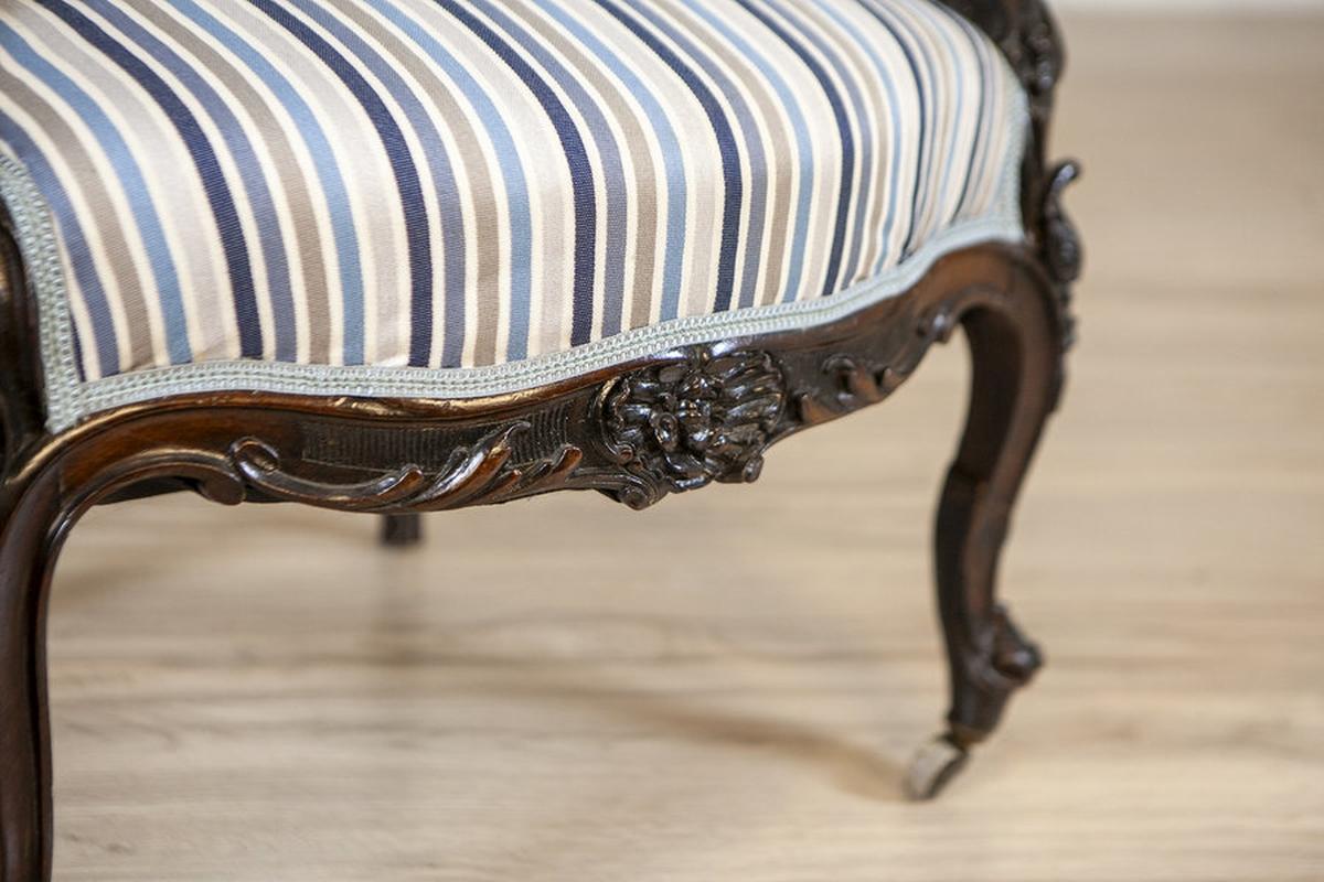 Fauteuil en acajou de style Louis Philippe, début du 19e siècle en vente 1