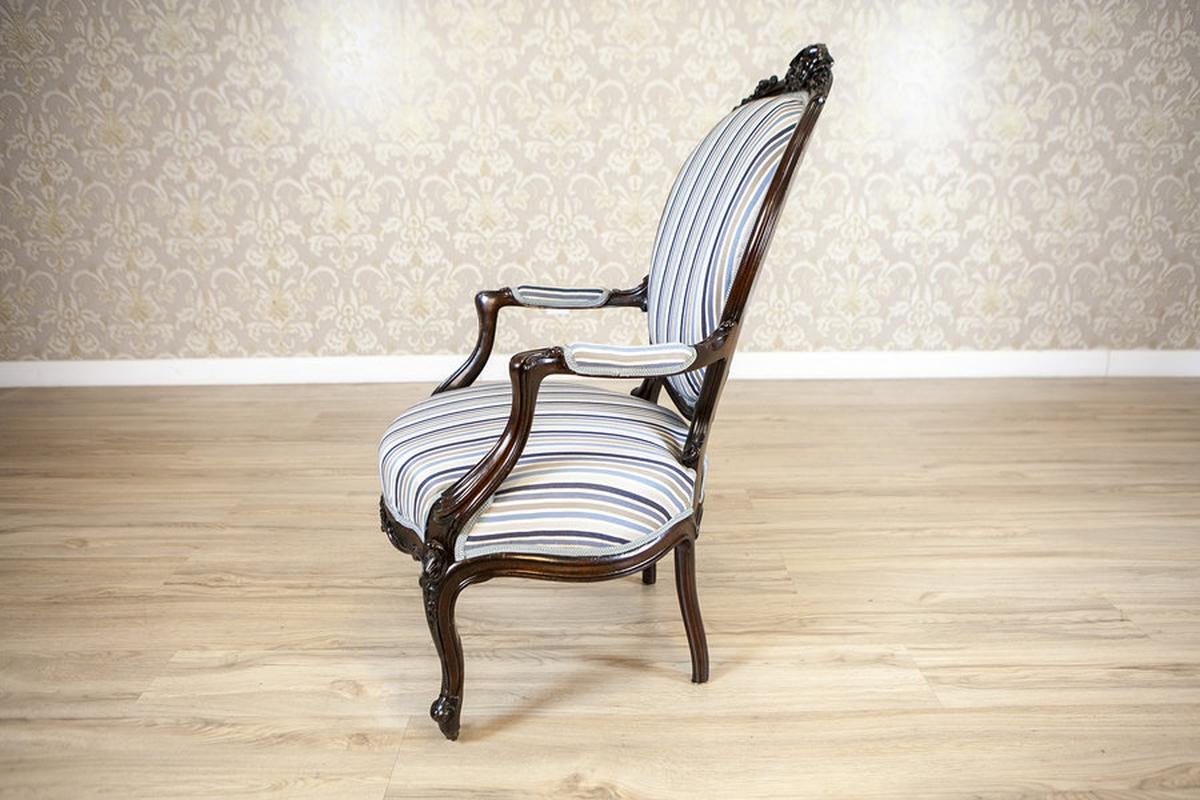 fauteuil louis philippe acajou