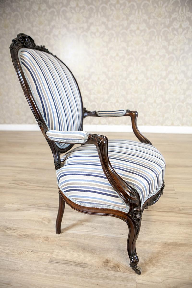 Louis-Philippe Fauteuil en acajou de style Louis Philippe, début du 19e siècle en vente