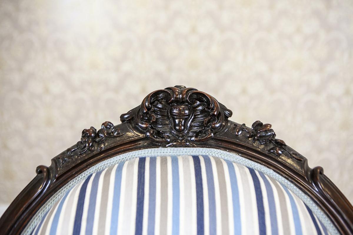 Fauteuil en acajou de style Louis Philippe, début du 19e siècle Bon état - En vente à Opole, PL