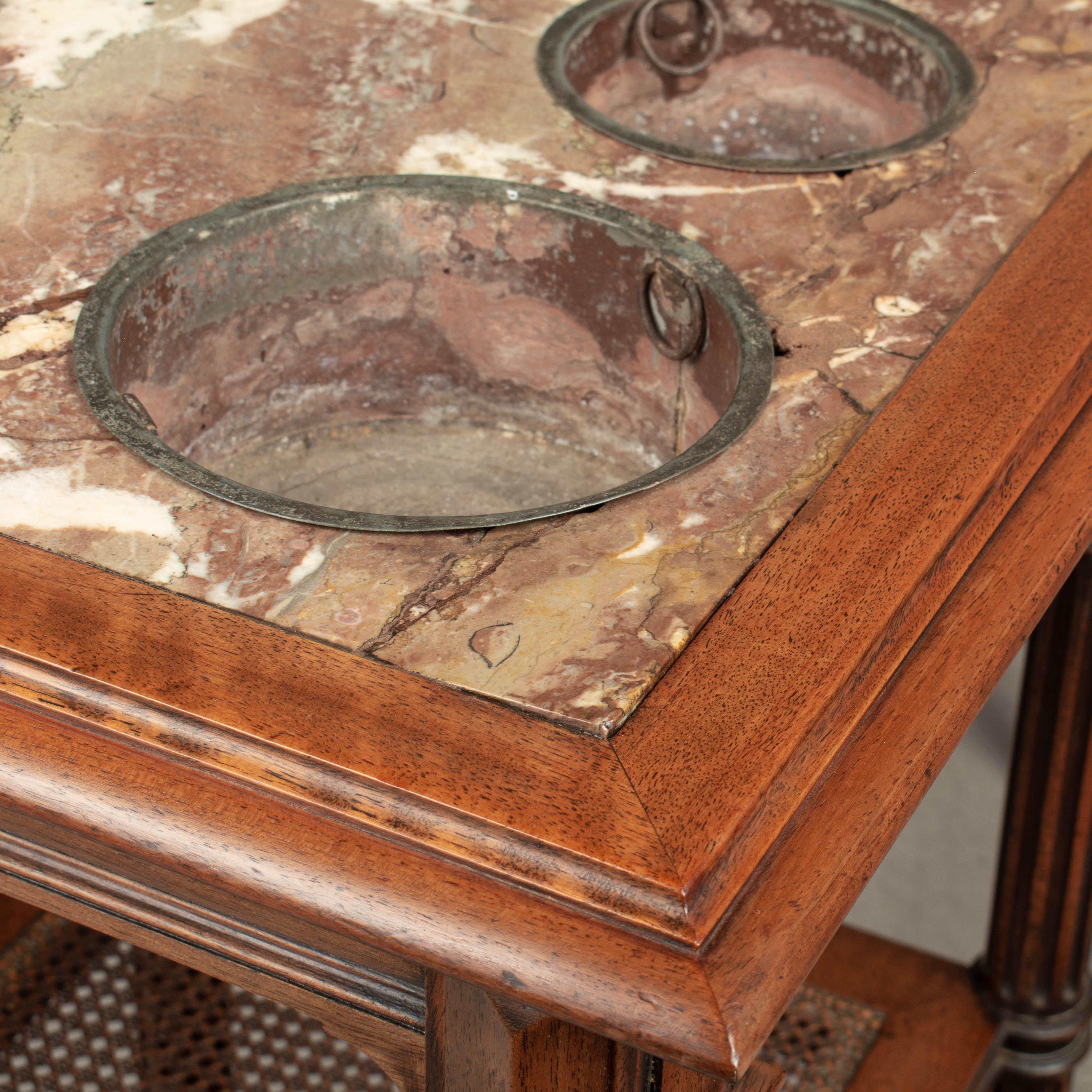 19th Century Louis Philippe Style Rafraichissoir Side Table For Sale 6
