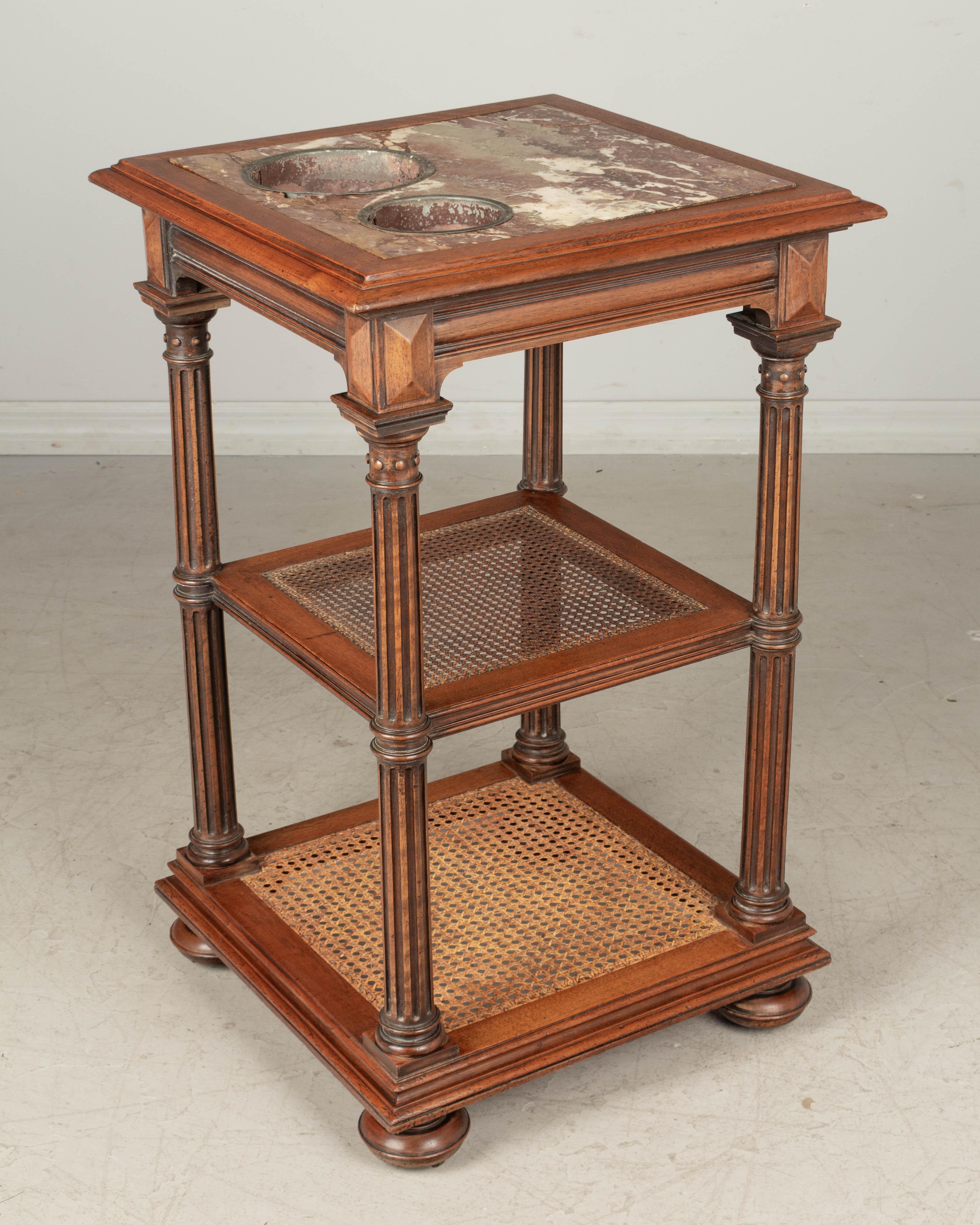 19th Century Louis Philippe Style Rafraichissoir Side Table In Good Condition For Sale In Winter Park, FL