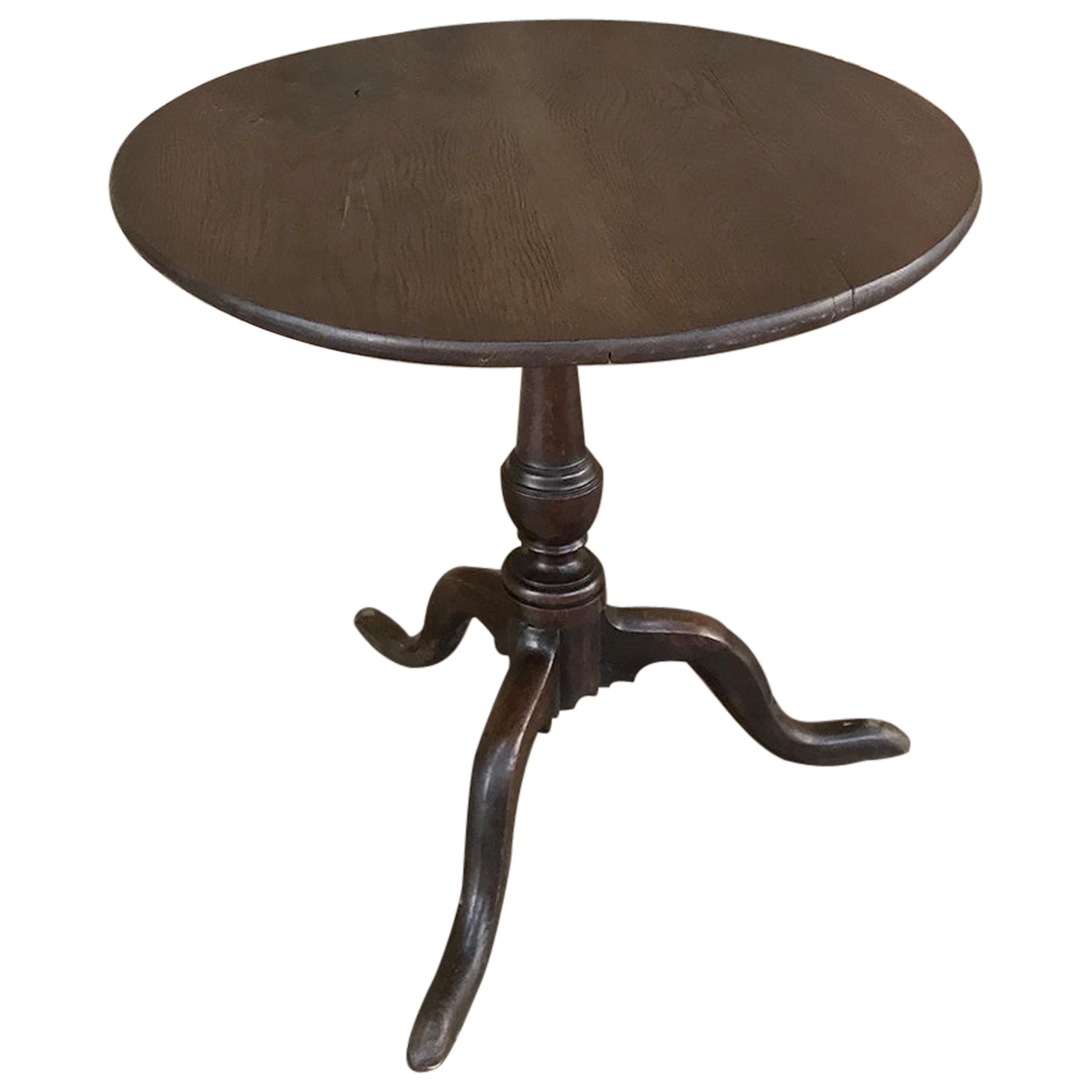 19th Century Louis Philippe Tilt-Top Lamp Table