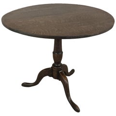 19th Century Louis Philippe Tilt-Top Lamp Table