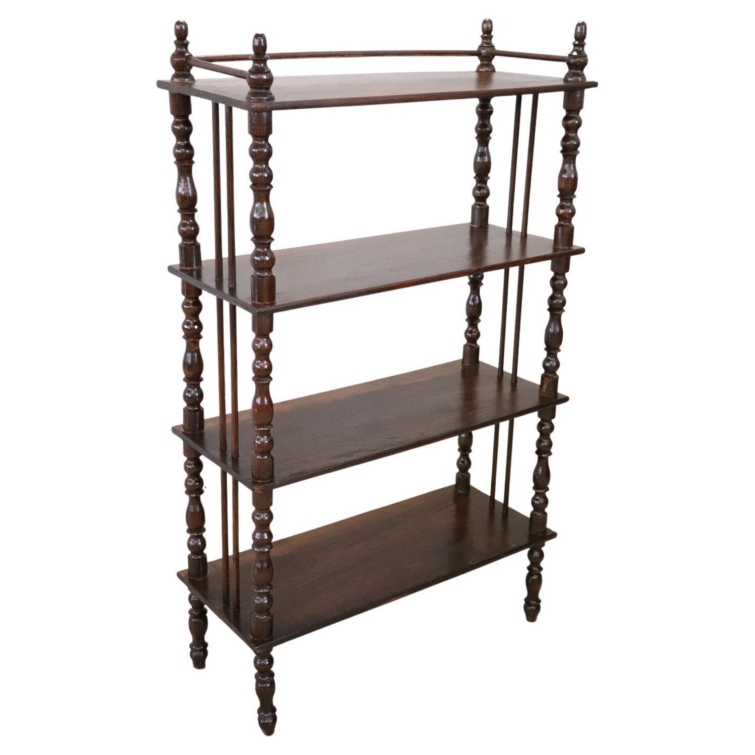 19th Century Italian Antique Corner Shelves in Solid Walnut Wood For Sale  at 1stDibs | antique wooden corner stand, antique corner shelf, corner  shelf vintage