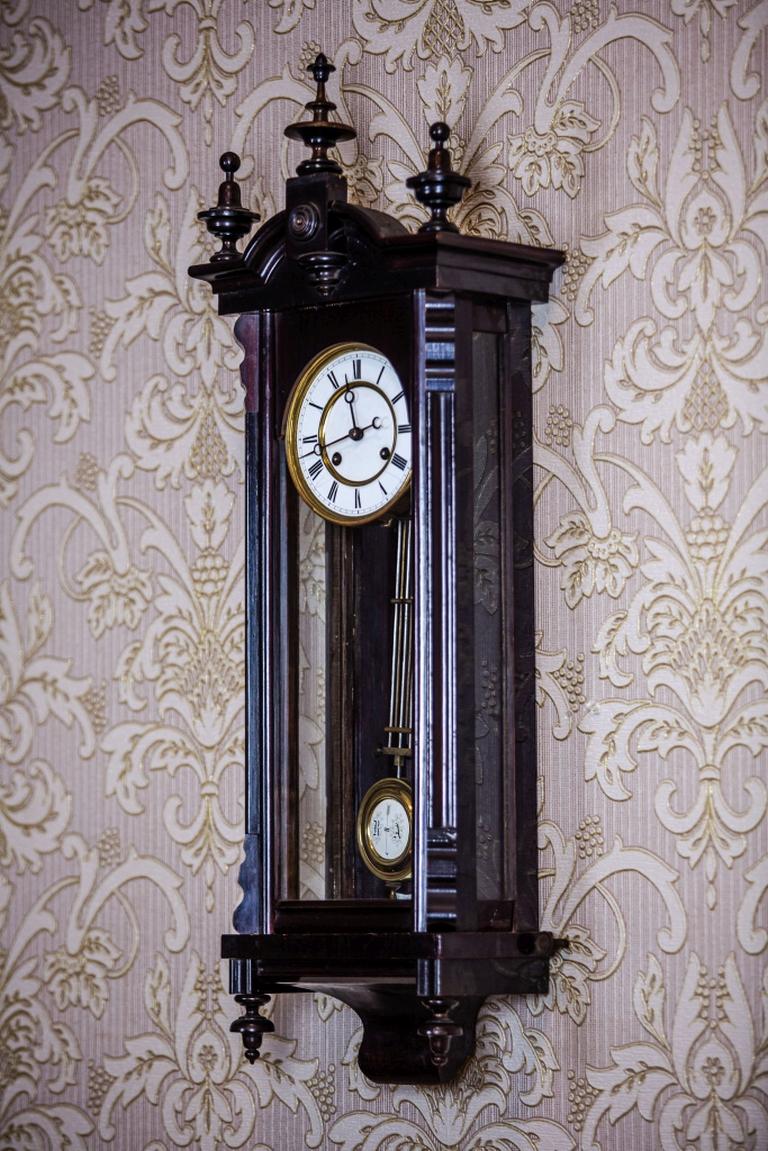 European 19th Century Louis Philippe Wall Clock