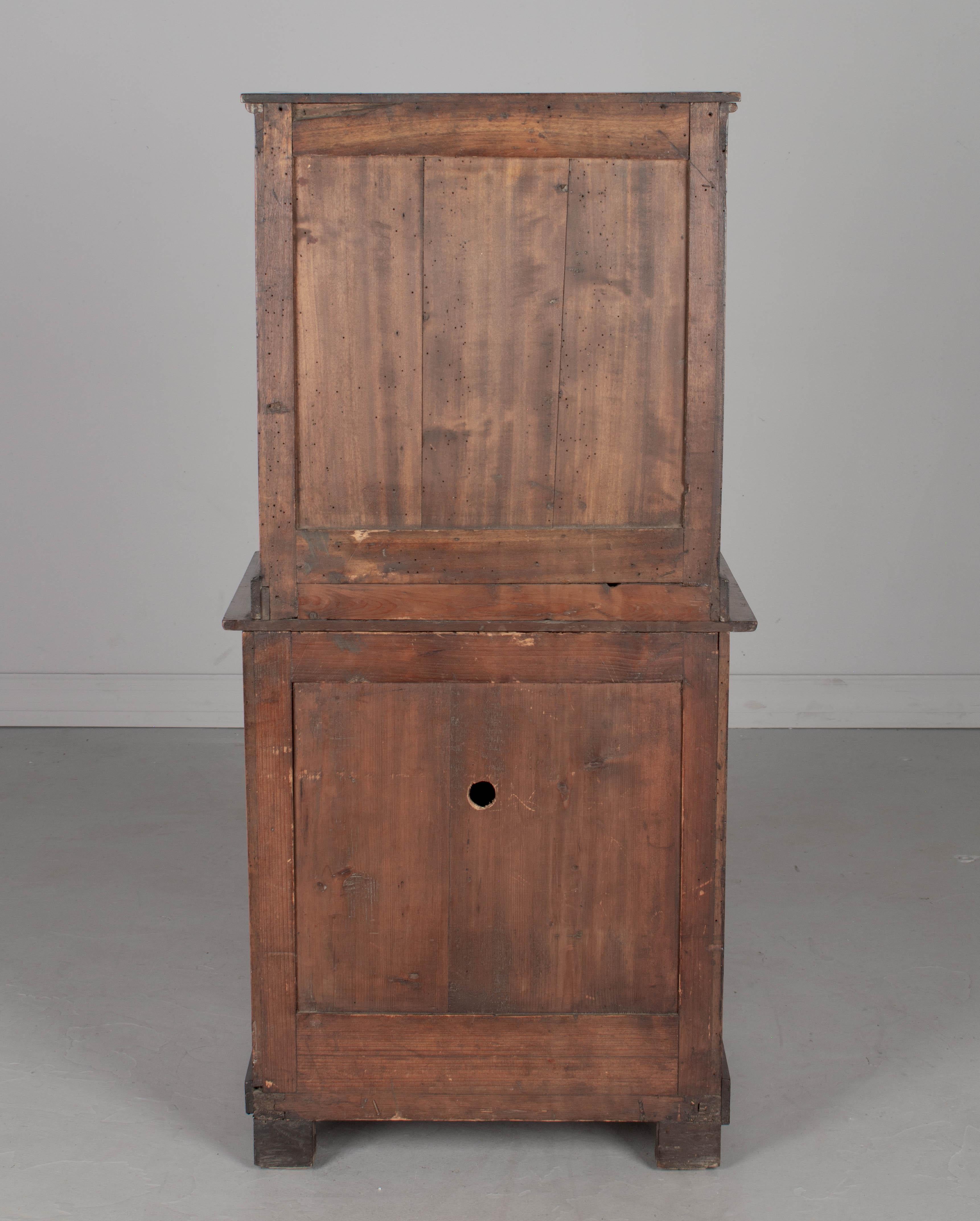 19th Century Louis Philippe Walnut Cabinet For Sale 1