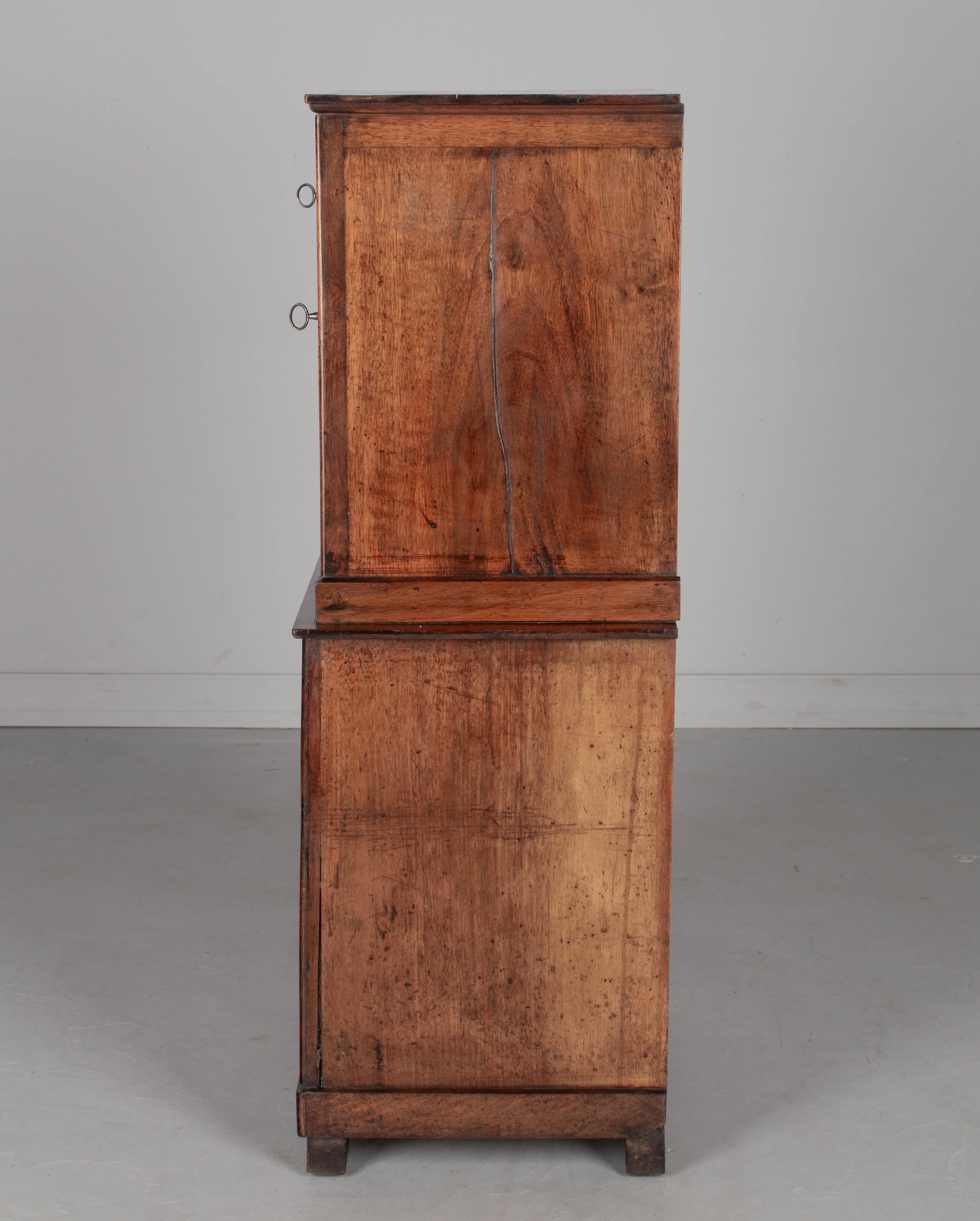 19th Century Louis Philippe Walnut Cabinet For Sale 3