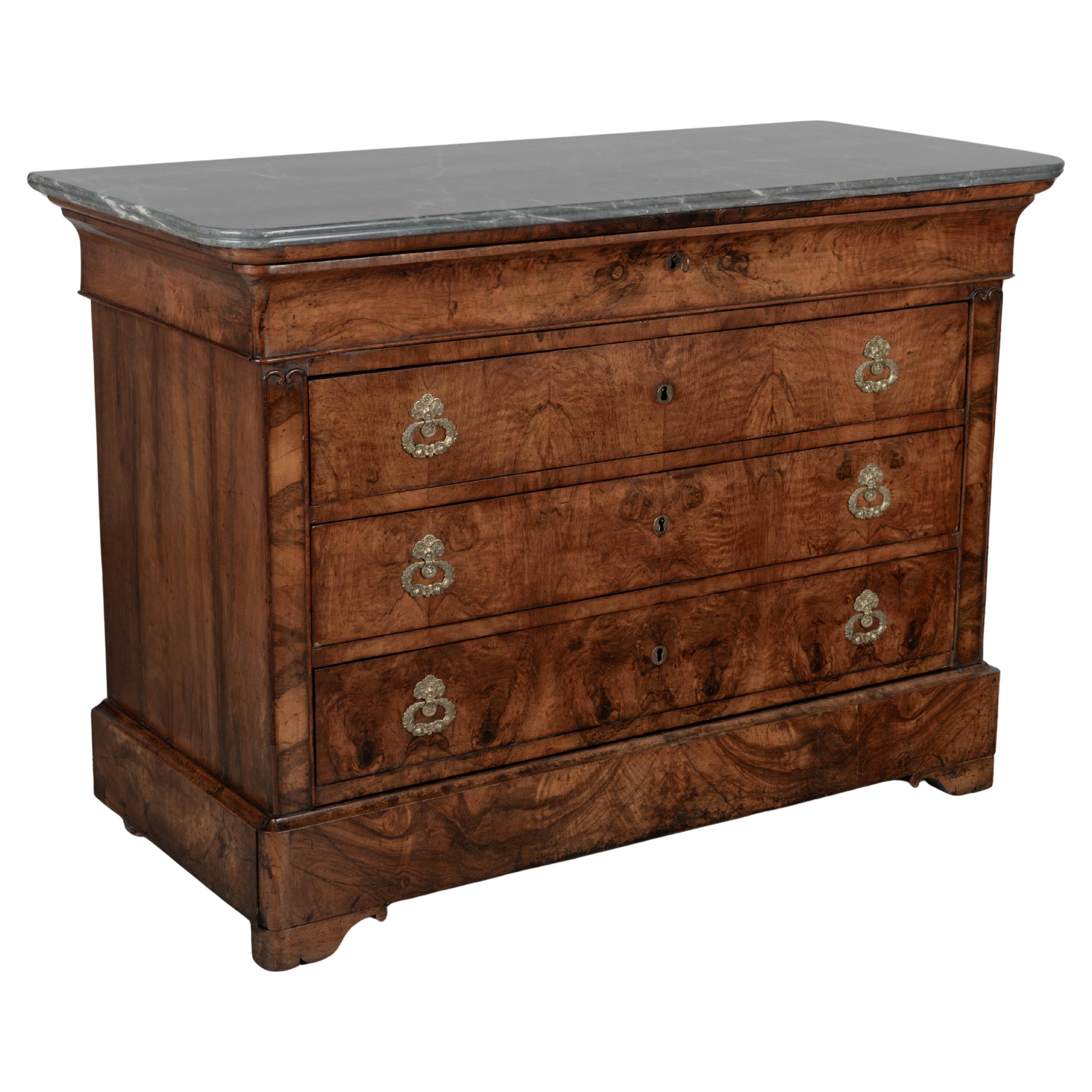 19th Century Louis Philippe Walnut Commode