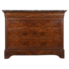 Commode in noce Louis Philippe del XIX secolo