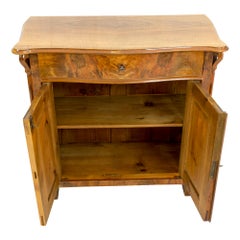 19th Century Louis Philippe Walnut Half Cabinet