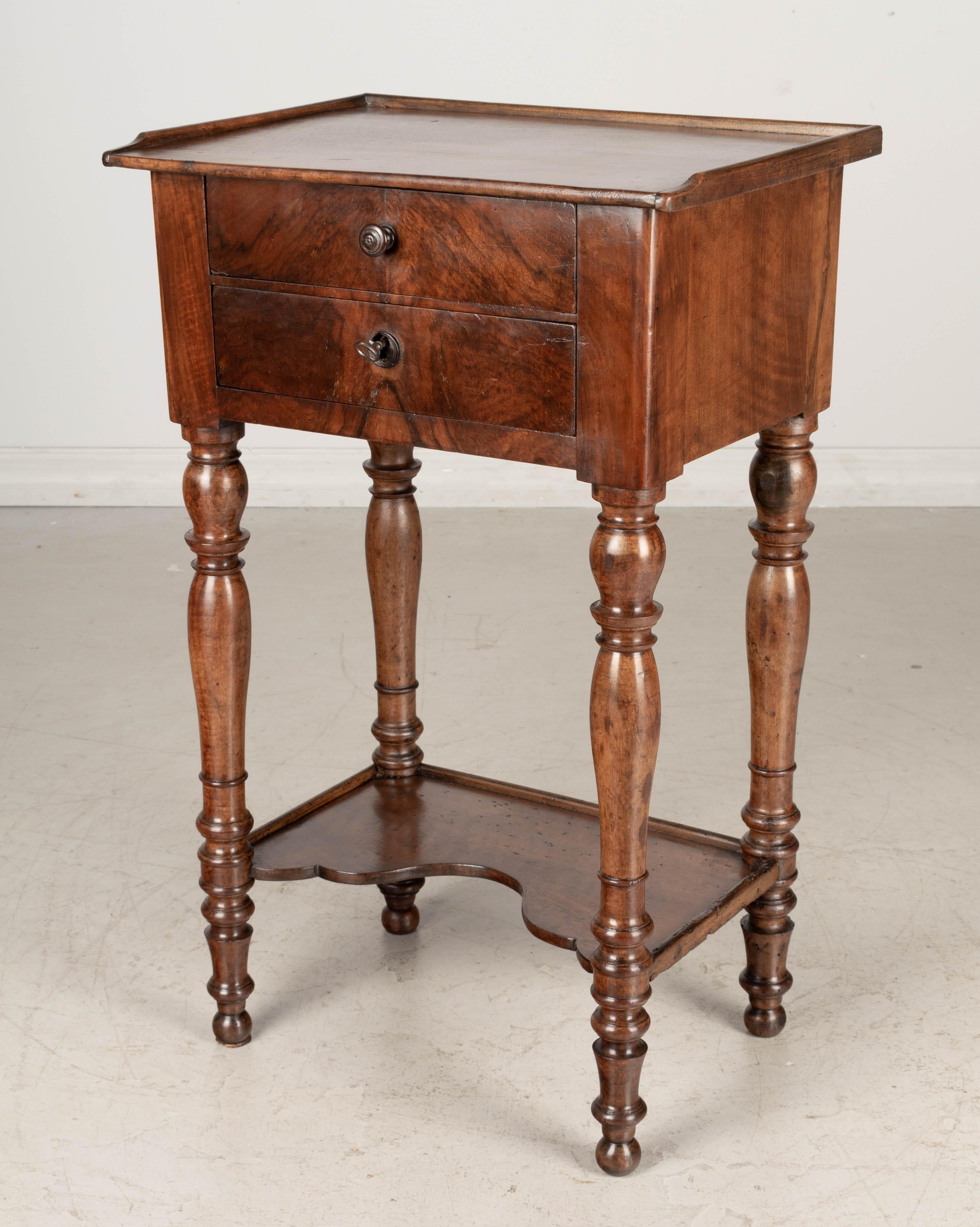 French 19th Century Louis Philippe Walnut Side Table