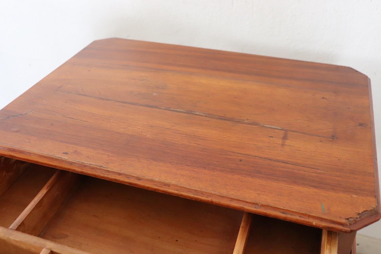 19th Century Louis Philippe Walnut Side Table For Sale 1