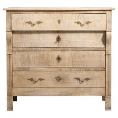 19th Century Louis Philippe White Wood Chest of Drawers