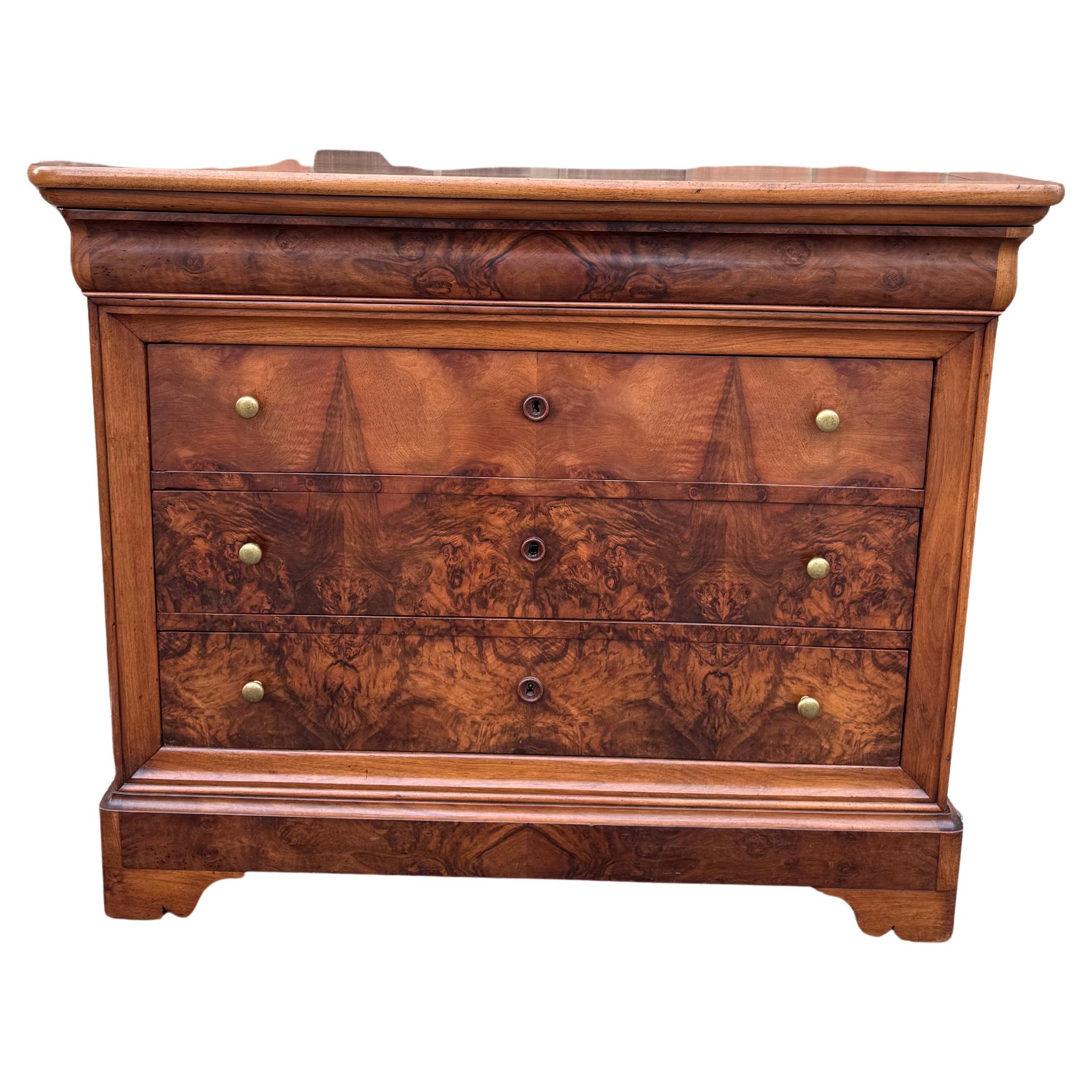19th Century Louis Phillipe Chest/Commode For Sale