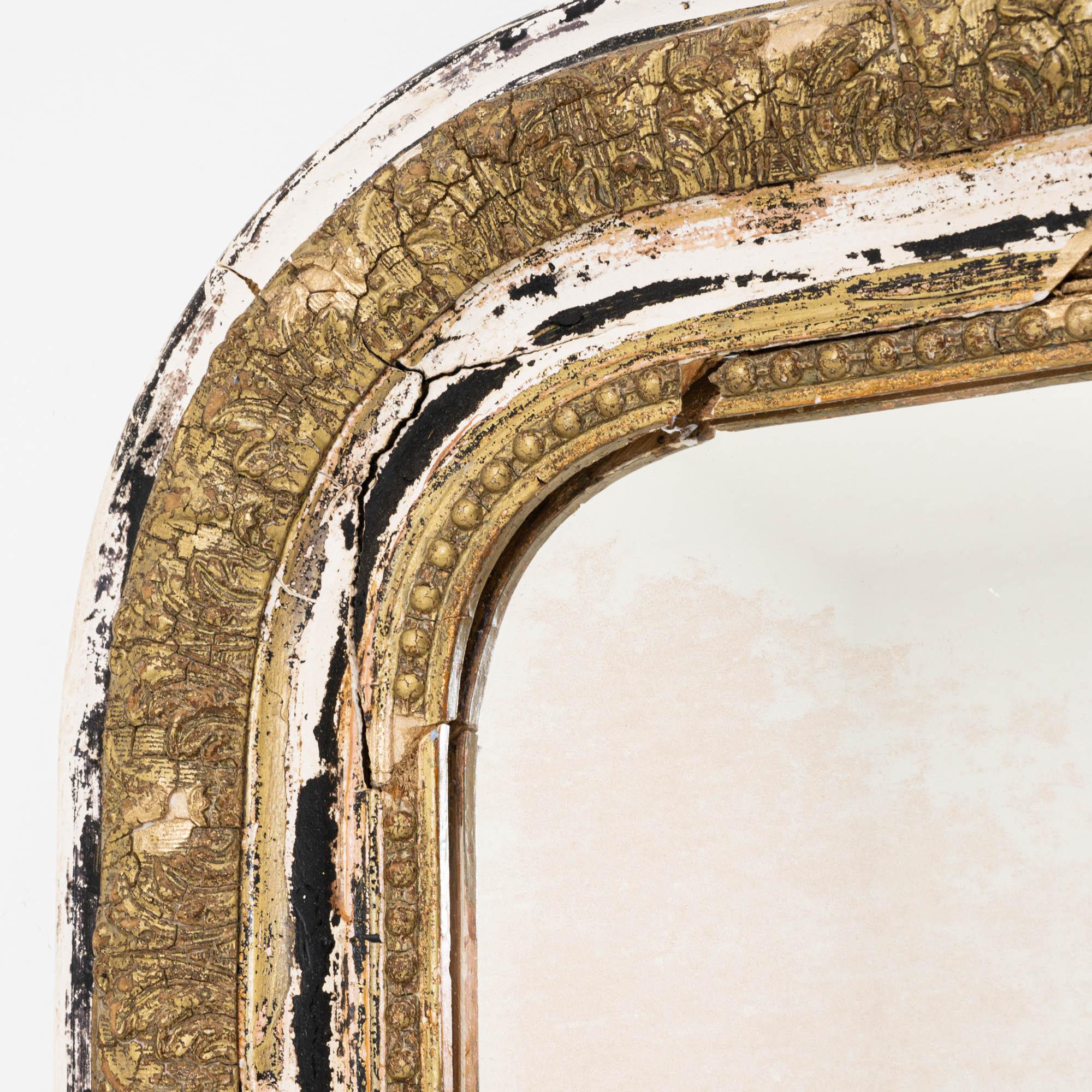 19th Century Louis Phillipe French Giltwood Mirror 6