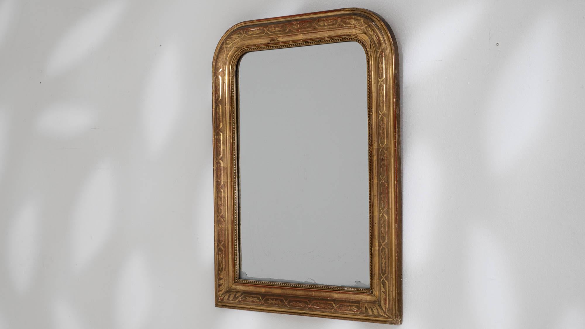 19th Century Louis Phillipe French Giltwood Mirror 5