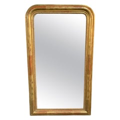 19th Century Louis Phillipe Gold Gilded Mirror