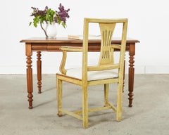 19th Century Louis Phllippe Style Oak Writing Table or Desk