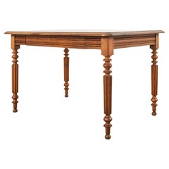 Table ou bureau en chêne de style Louis Phllippe du 19ème siècle