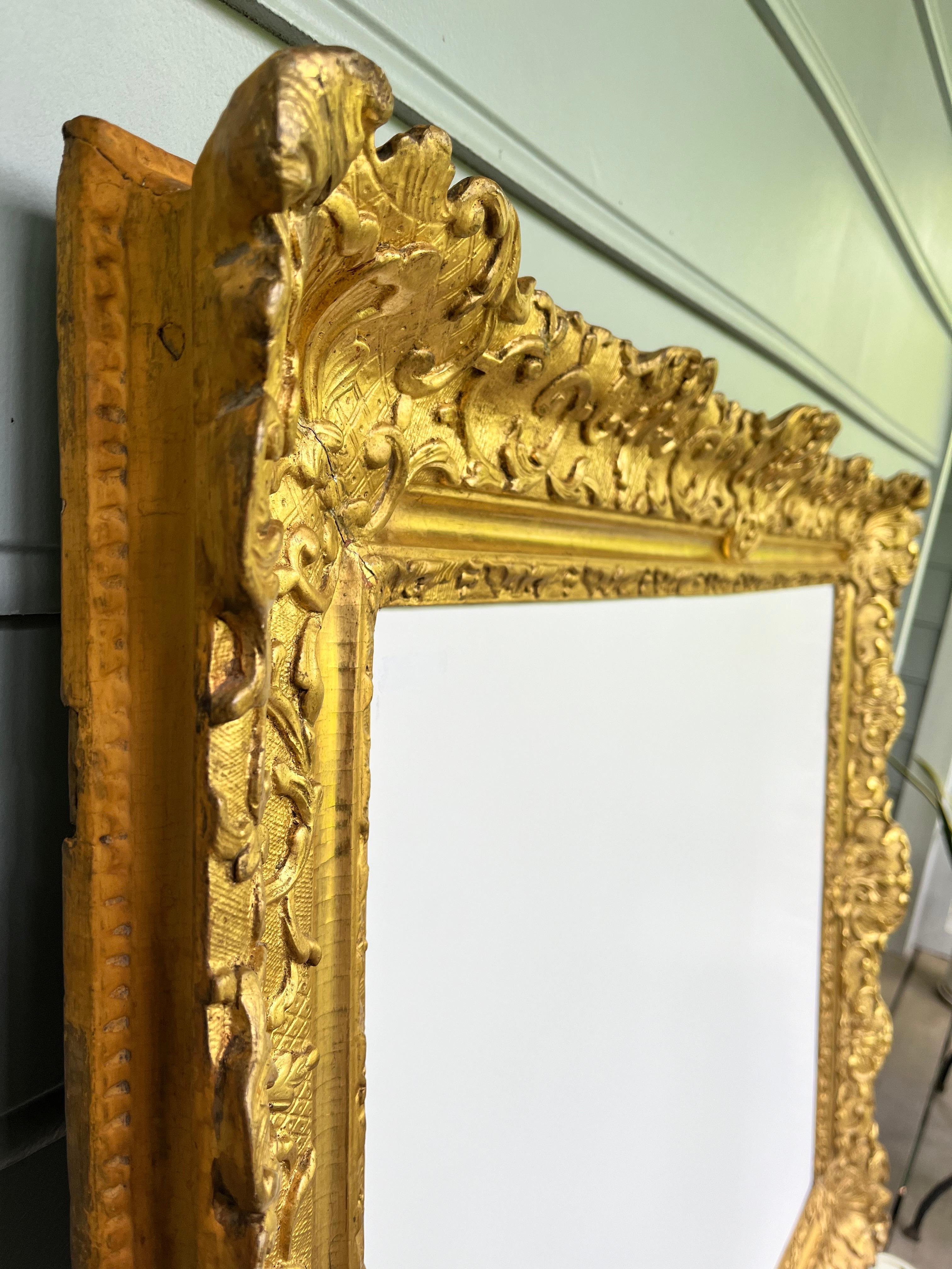 Gesso 19th Century Louis Style French Painting or Picture Frame Christie’s Provenance For Sale