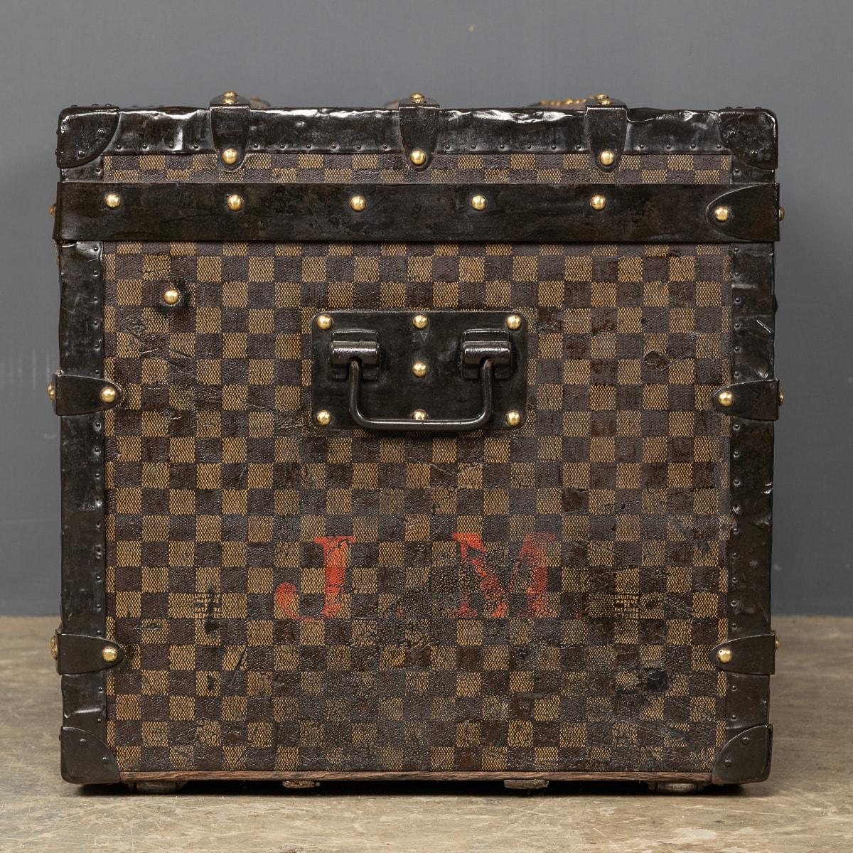 19th Century Louis Vuitton Courier Trunk, France, c.1890 In Good Condition In Royal Tunbridge Wells, Kent