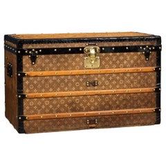 19th Century Louis Vuitton Trunk In Woven Canvas, France