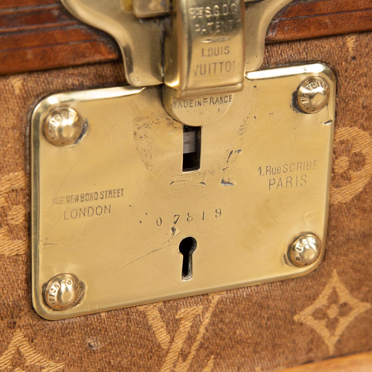 19th Century Louis Vuitton Trunk in Woven Canvas, Paris, circa 1896 4