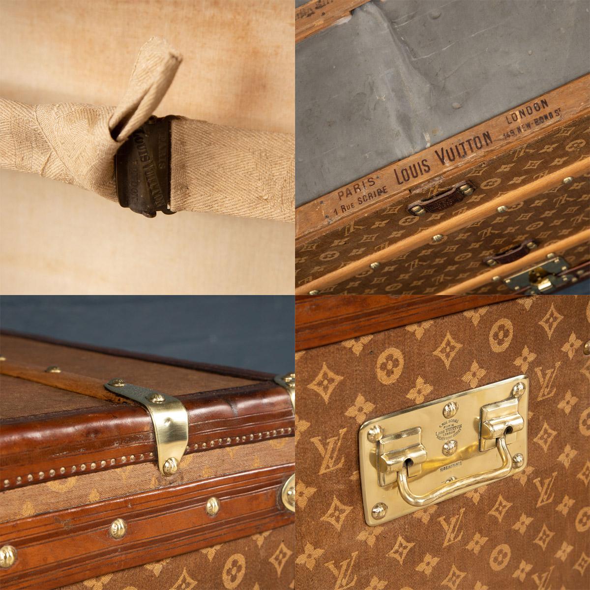 19th Century Louis Vuitton Trunk in Woven Canvas, Paris, circa 1896 5