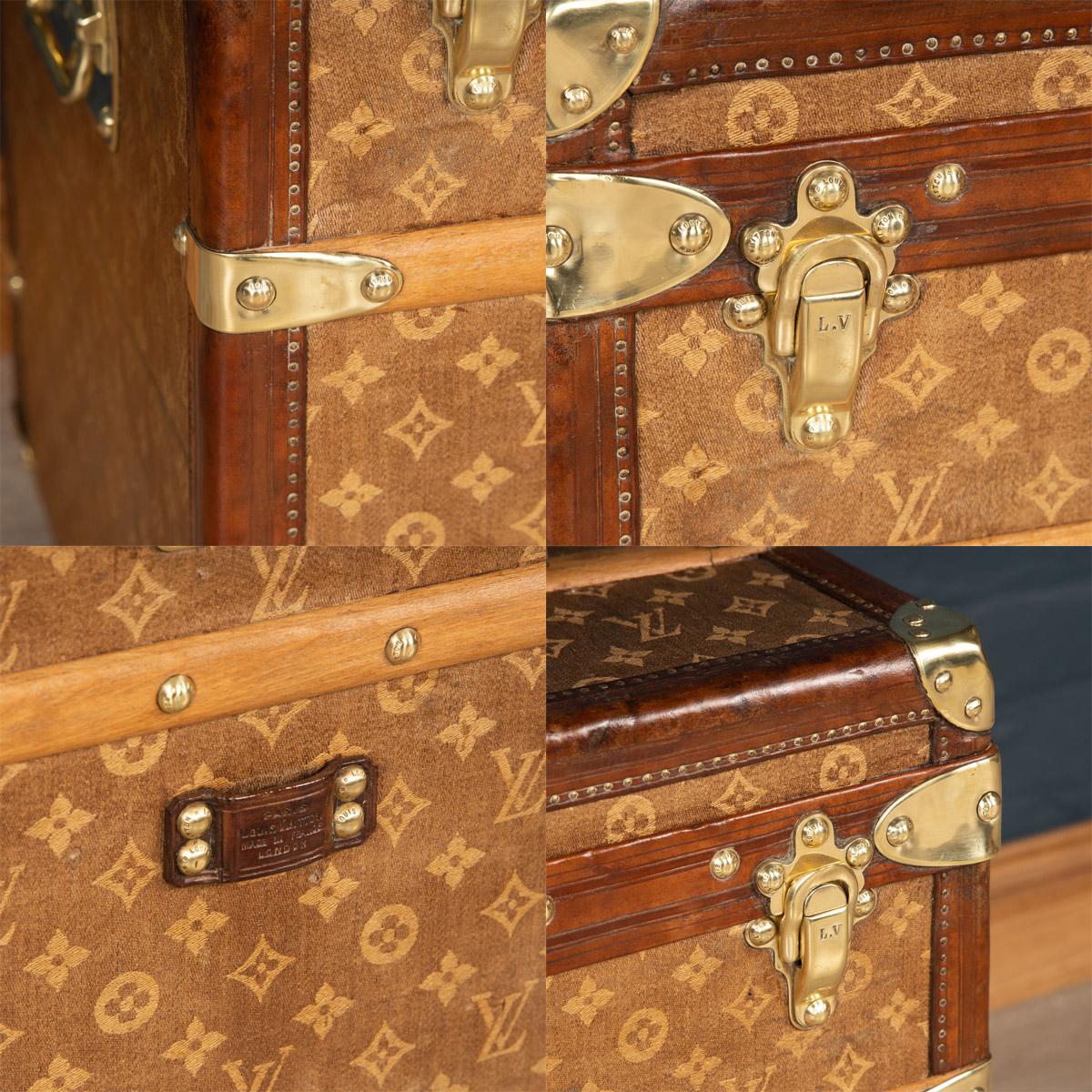 19th Century Louis Vuitton Trunk in Woven Canvas, Paris, circa 1896 2