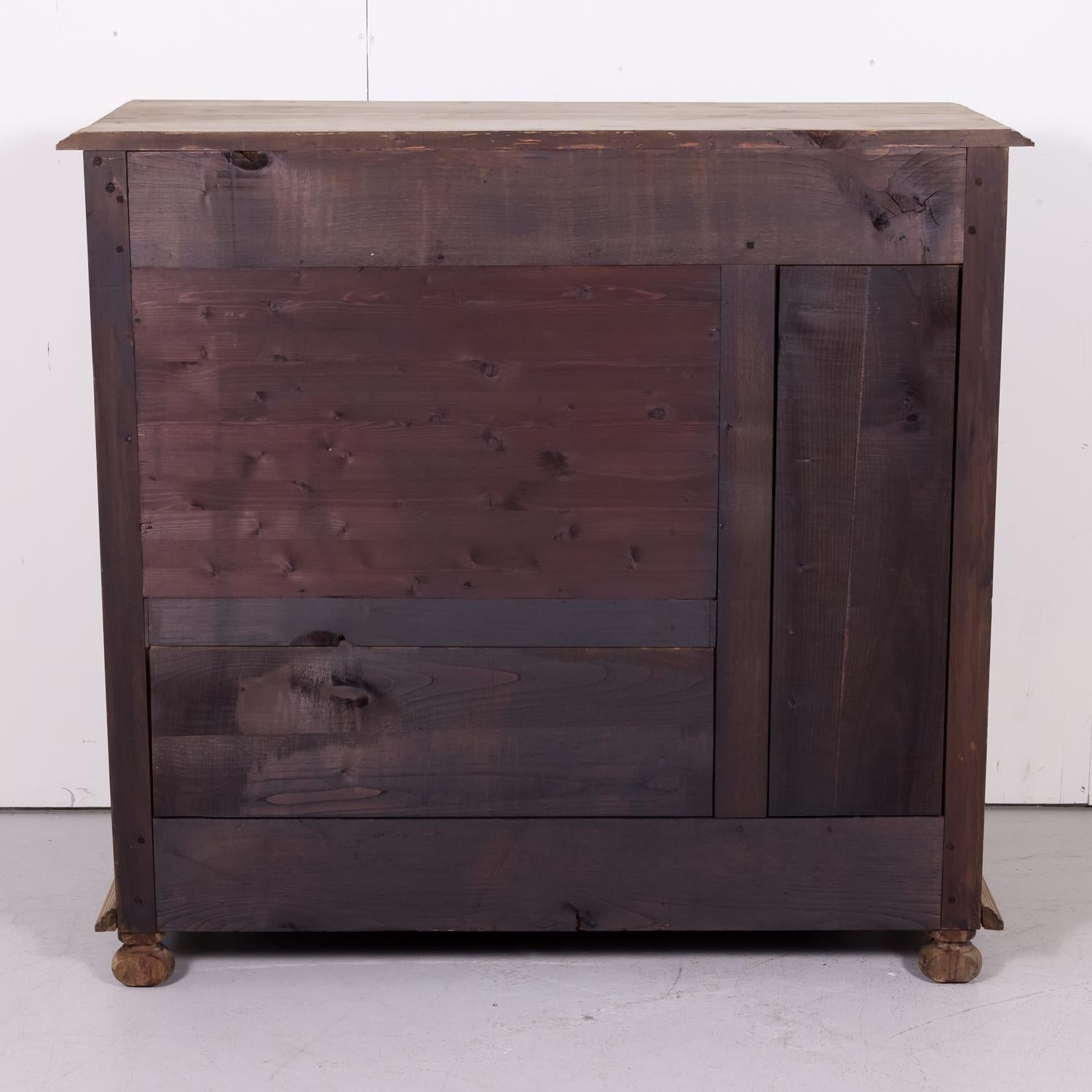 19th Century Louis XIII Style Bleached Walnut Buffet d'Appui 11