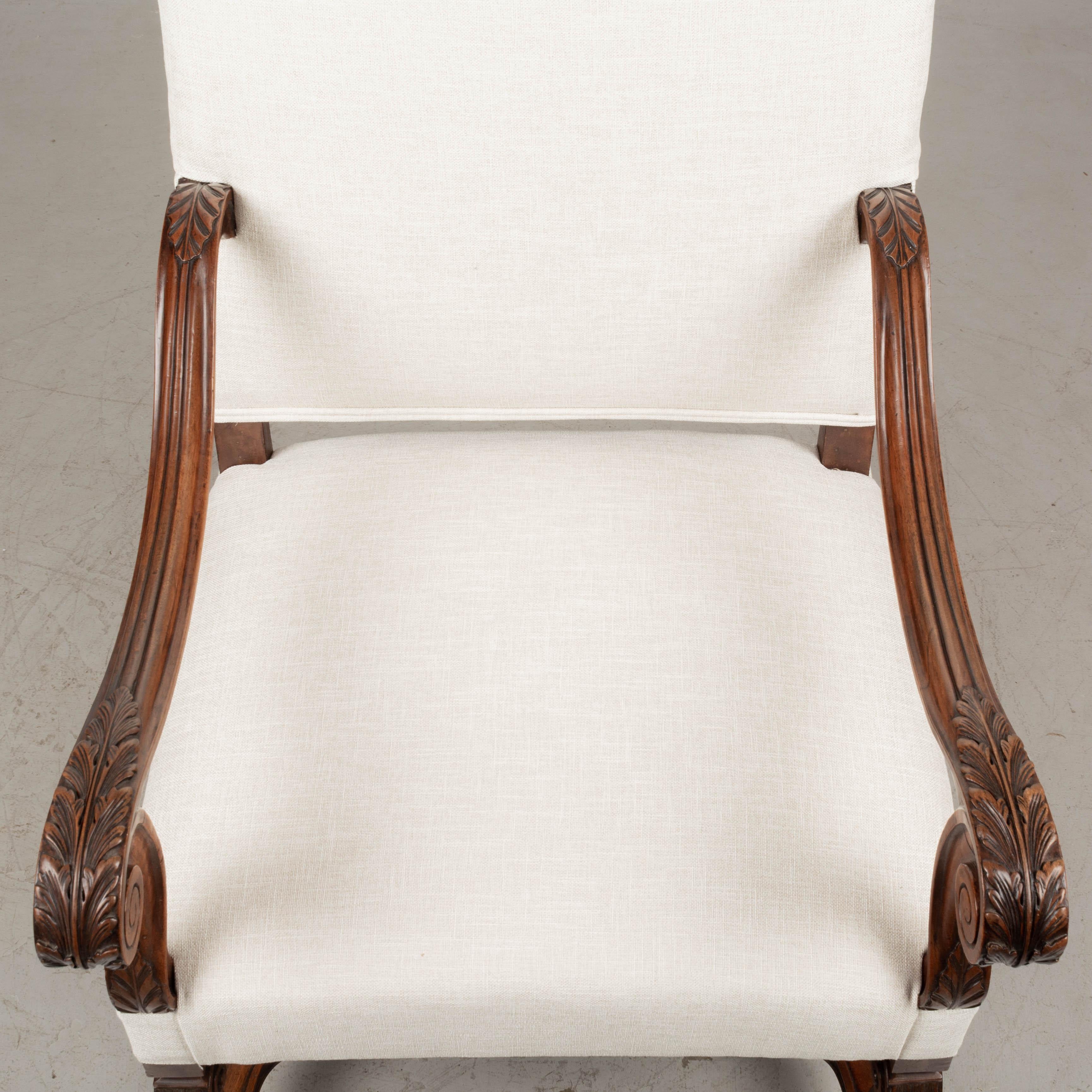 19th Century Louis XIII Style Fauteuil or Arm Chair 5