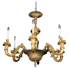 Lampadario in bronzo d'Ore Luigi XIV del XIX secolo