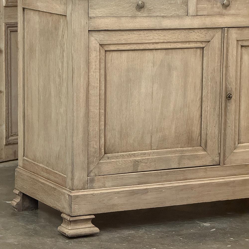 XIXe siècle Buffet Louis XIV du 19ème siècle en Oak Oak décapé en vente