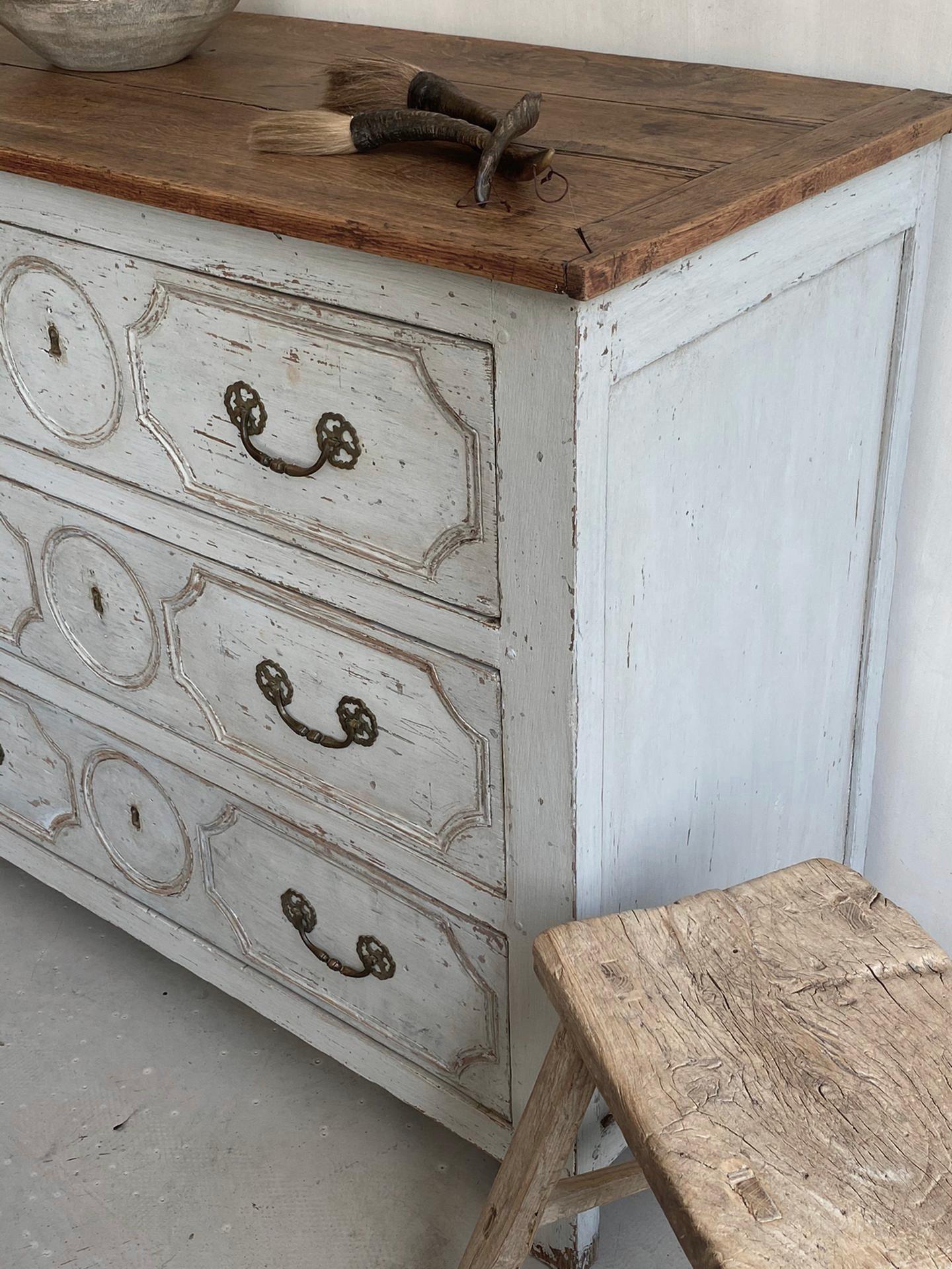 French 19th Century Louis XIV Oak Commode